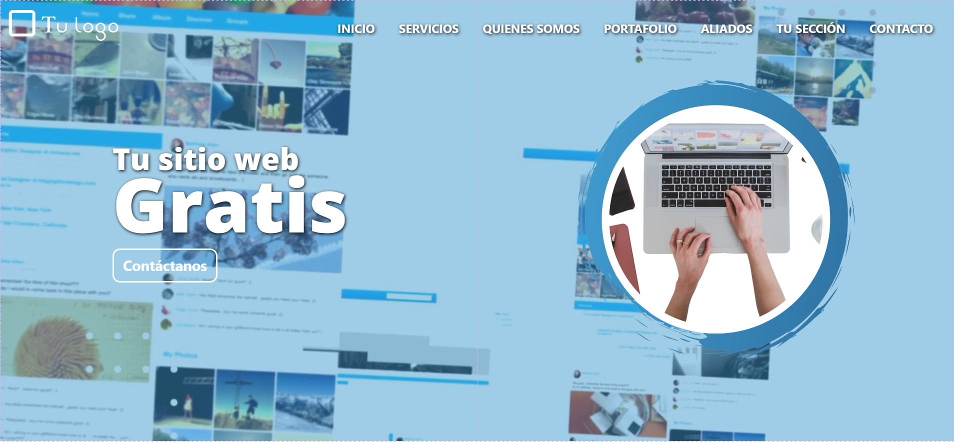 Tu sitio web gratis